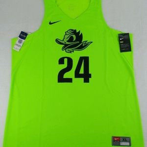 NWT men’s size small nike oregon ducks authentic #24 basketball jersey